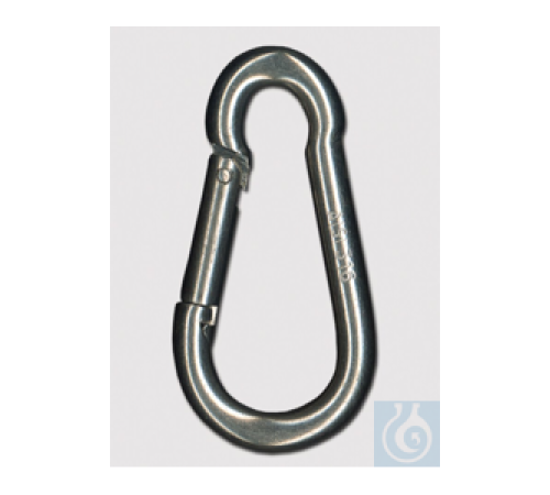 0006-5300 Крюк Burkle Snap V4A, 50x5 мм, отверстие 8 мм, DIN5299C